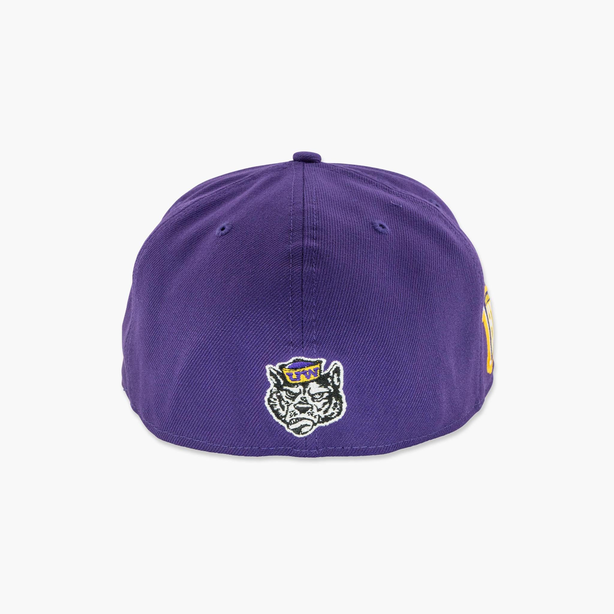 Washington Huskies Classic Throwback Est. 1861 Pennant Fitted Hat - Image 4