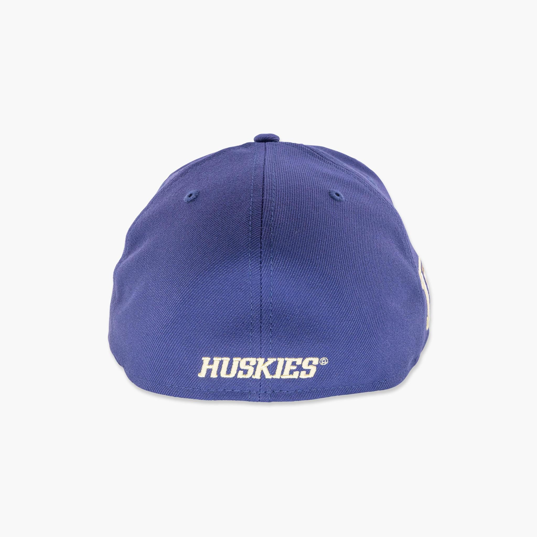 Washington Huskies Primary Logo Est. 1861 Pennant Fitted Hat - Image 4